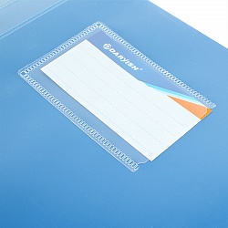 папка-скоросшиватель а4 с перфорацией синяя