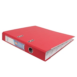 папка-регистратор  а4 5 см красная с мет. окантовкой