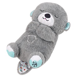 мягкая игрушка "выдра" серого цвета