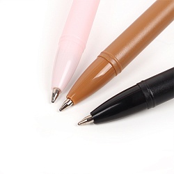 ручка шар. синяя  котик