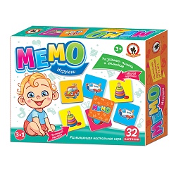 игра мемо «игрушки»