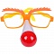 карнавальные очки с носом "клоун". игрушка