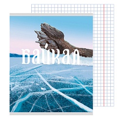 тетрадь  96л кл. "байкал" обл. мел. картон,