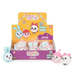 игрушка-тянучки с блестками малышарики