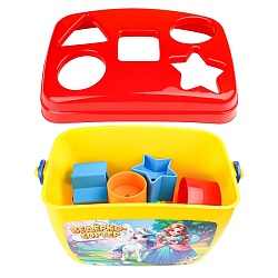 сортер-ведерко принцесса и единорог