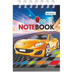 Блокнот  7*10см  60л  "Машины" на гребне