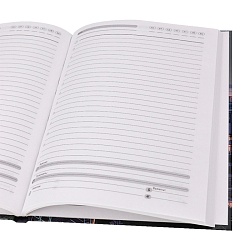 ежедневник недатированный  а5  80л "городской мост-1" 7бц