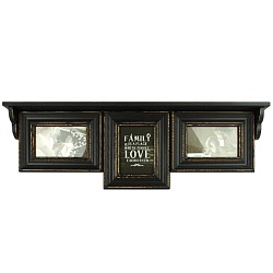 фоторамка (с полкой)  ретро для 3 фото 10*15см