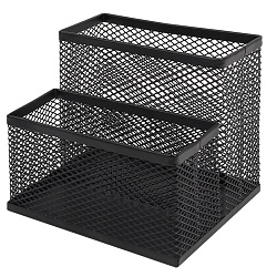 органайзер настольный металлический 2 отделения