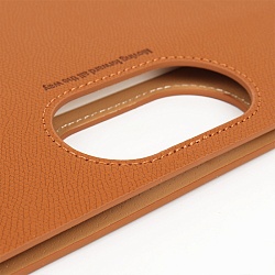 ежедневник 21*21,5см недатиров. 100л  обложка кожзам коричневый