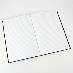 Бизнес-блокнот А4- 60л  Work book. No 1 интегр.переплет, иск.кожа, тиснение фольгой "Серебро"