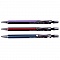 карандаш мех. 0,7мм. "darvish" корпус трехгранный черный с цветными вставками