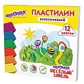 Пластилин 12 цветов "Весёлый шмель" со стеком 240г