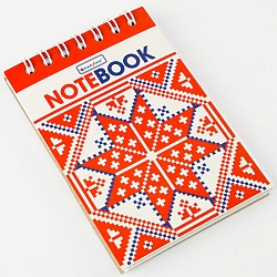 Блокнот  7*10см  60л  "Орнаменты" на гребне