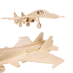 сборная модель из дерева самолёт