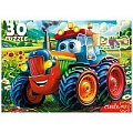 Пазлы   30 элементов Веселый трактор 
