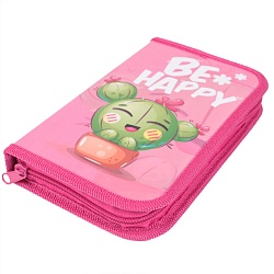 пенал 1отдел. 190*115мм be happy с откидной планкой