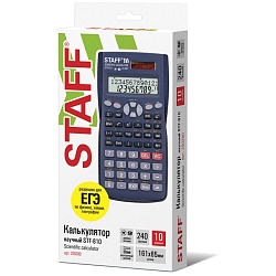 калькулятор инженерный 10+2разряда "staff"  stf-810 двойное питание