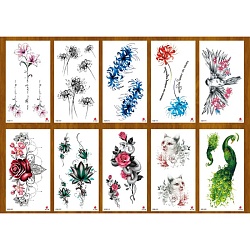 наклейки-тату цветочный микс2