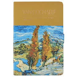 Блокнот 13*19см 112л "Два тополя" на магнитной застежке 