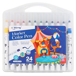 фломастеры 24цв на водной основе