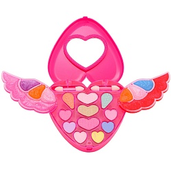 набор детской косметики "маленький ангел" (лак.помада, тени,блеск для губ ,аппликатор) в коробке