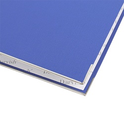 папка-регистратор  а4 5 см синяя с мет. окантовкой