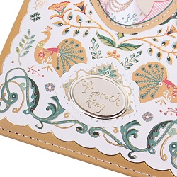 Блокнот 11,6*16,5см 112л обложка кожзам с тиснением "золото"