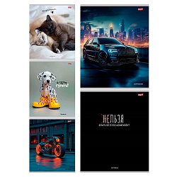 тетрадь  48л кл. "микс-3793" обложка цветная мелованная