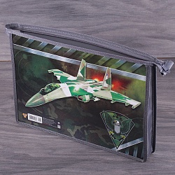 папка для тетрадей  а4 на молнии штурмовик