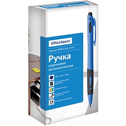 ручка автоматическая шар. синяя  officespace корпус ассорти