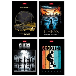 Блокнот А6  24л. "Для мальчиков" на скрепке