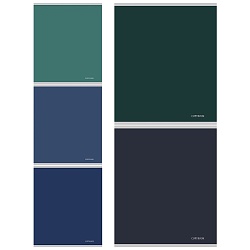 тетрадь  48л кл. "calligraphy" обложка лён