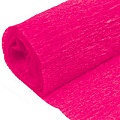Бумага гофрированная поделочная 50*200см темно-розовая  "Darvish"