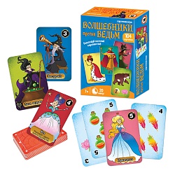 игра карточная «волшебники против ведьм», 104 карточки