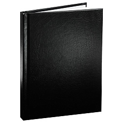 ежедневник недатированный  а6  96л. чёрный  бумвинил