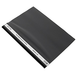 папка-скоросшиватель а4 чёрная 120/180мкм