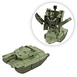 игрушка транспортная "танк-трансформер инерционный"
