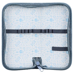 пенал 1отдел. 190* 90мм синее купе