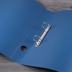 папка с 2-мя кольцами 40мм "officespace" синяя 500мкм