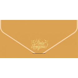 открытка-конверт для денег "бархатный"