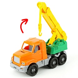 машинка кран "добрыня" строительный 20см