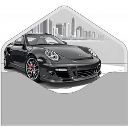 открытка-конверт для денег "бархатный. с юбилеем!"