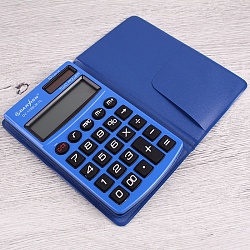 калькулятор карманный 10 pазр.  "darvish" двойное питание 117*70*10мм