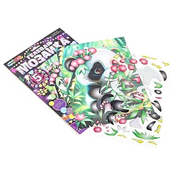 гелевая мозаика 17*23см пандочка