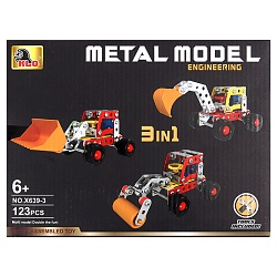 конструктор 3 в1 "metal model" 123дет.