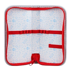 пенал 1отдел. 190* 90мм девочка с котёнком на руках