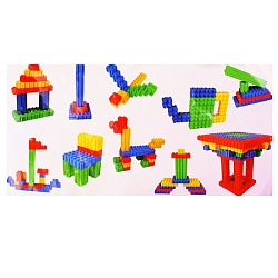 конструктор детский пластиковый  50 деталей