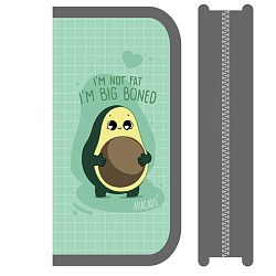 пенал 1отдел. 190* 90мм авокадо