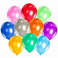 Шар воздушный 10" Металлик ассорти  50шт/уп
